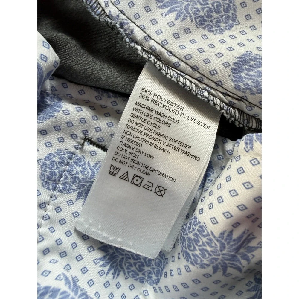Tommy Bahama‎ Hybrid Shorts Mens 38 Gray Performance Stretch Zip Pockets